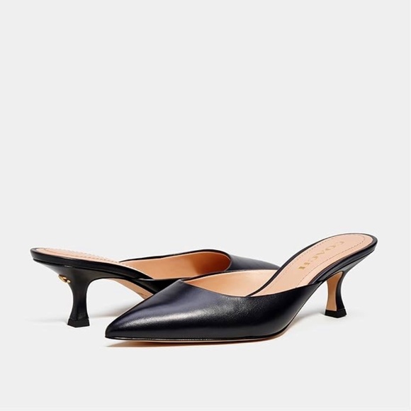 Coach Renn Leather Mule - Picture 1 of 3